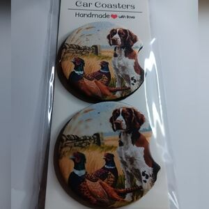 Bird Dog Car Coasters